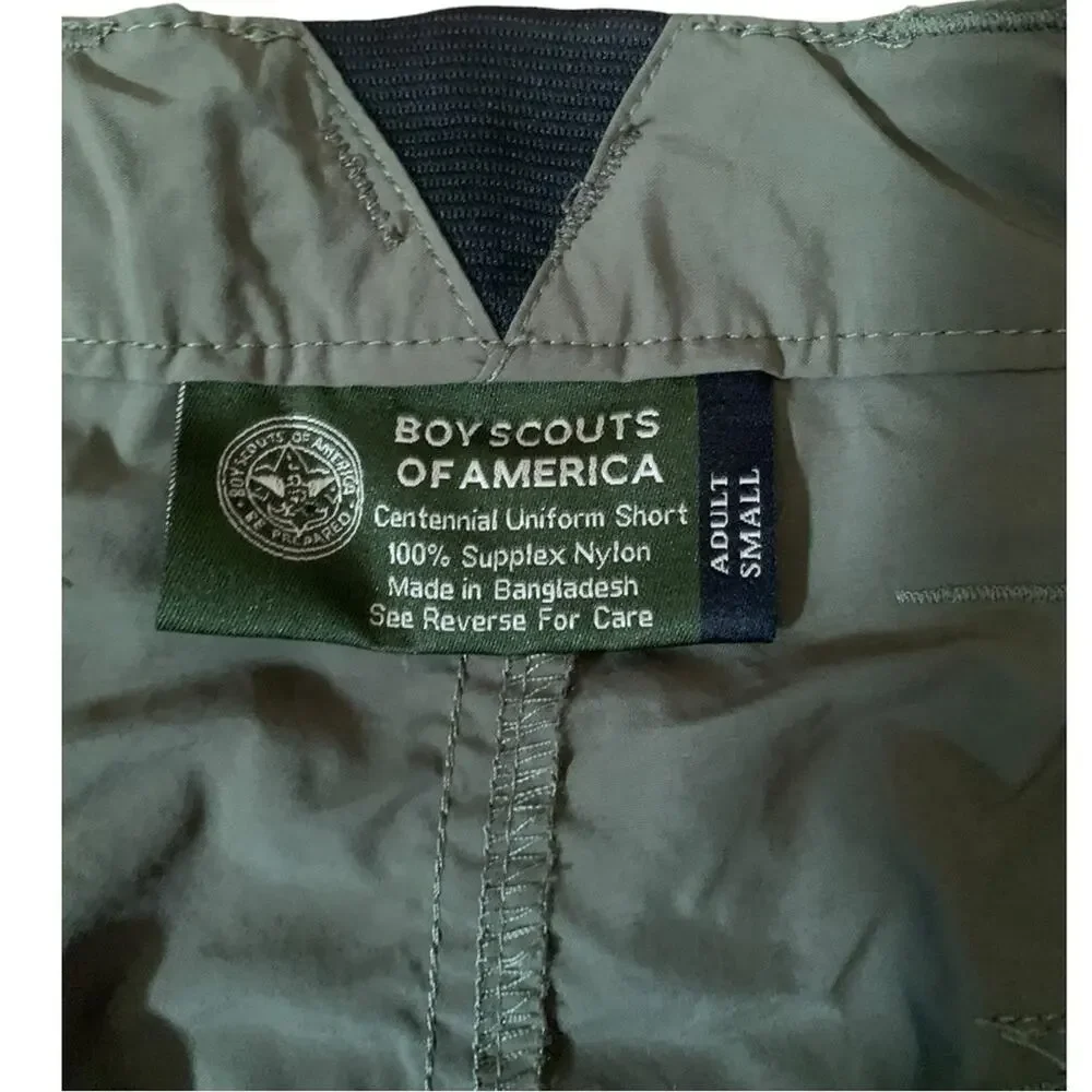 Boy Scouts of America adult small centennial uniform shorts nylon cargo BSA